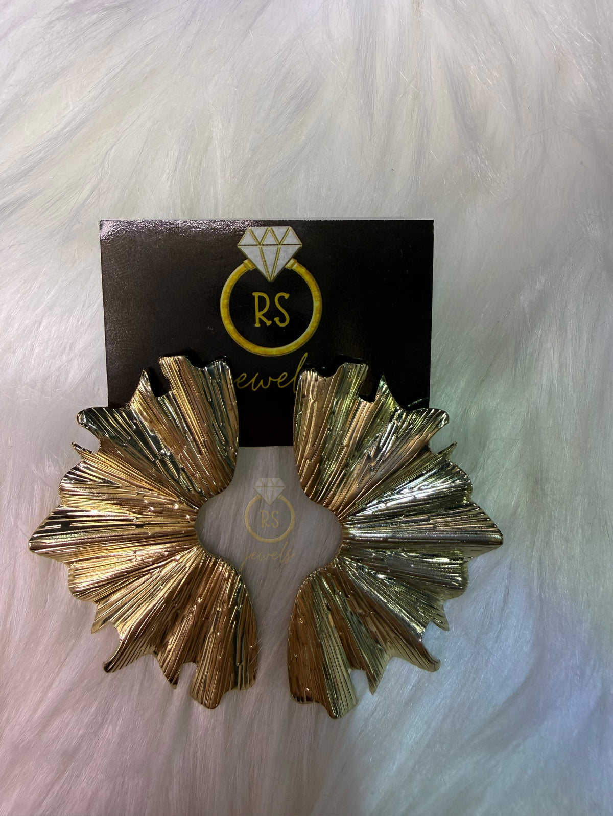 Sculptural Floral Studs