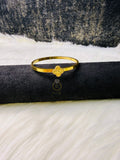 Golden Clover Bangle