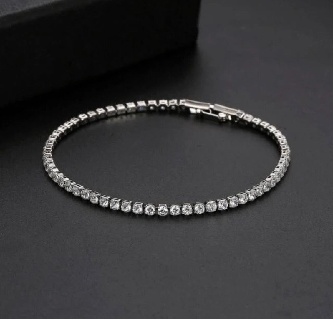 Silver Tennis Bracelet