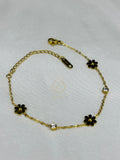 Flower & Stone Bracelet